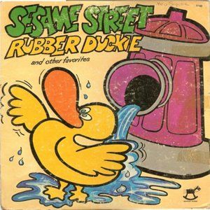 Sesame Street Rubber Duckie LP Record Rocking Horse Orchestra & Chorus